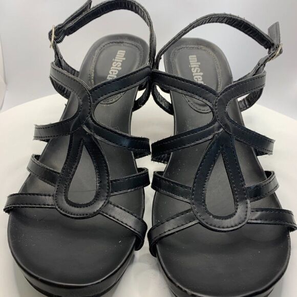 Unlisted Multi Color Stripe Sandal Wedge - Picture 2 of 8